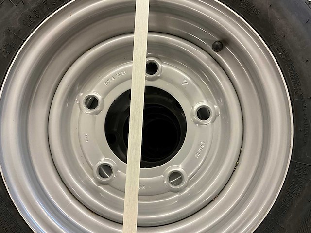 10x ongebruikt security 155/70r12c aanhanger wiel ifor williams - afbeelding 1 van  10