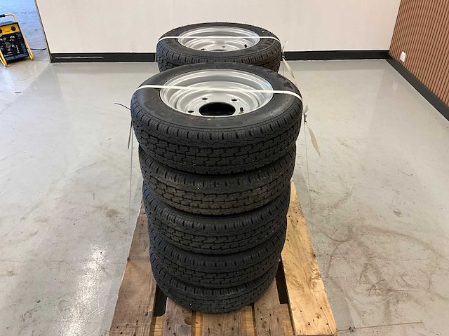 10x ongebruikt security 155/70r12c aanhanger wiel ifor williams - afbeelding 9 van  10