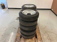 10x ongebruikt security 155/70r12c aanhanger wiel ifor williams - afbeelding 2 van  10