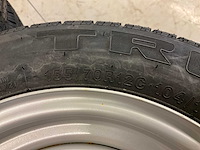 10x ongebruikt security 155/70r12c aanhanger wiel ifor williams - afbeelding 7 van  7