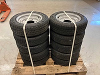 10x ongebruikt security 155/70r12c aanhanger wiel ifor williams - afbeelding 5 van  10