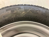 10x ongebruikt security 155/70r12c aanhanger wiel ifor williams - afbeelding 10 van  10