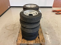 10x ongebruikt security 155/70r12c aanhanger wiel ifor williams - afbeelding 6 van  10