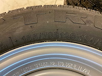 10x ongebruikt security 155/70r12c aanhanger wiel ifor williams - afbeelding 10 van  10