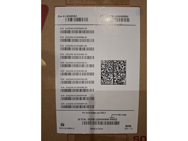 10x optimizer solar edge, s500b-1gm4mbm - afbeelding 3 van  3