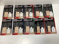 (10x) parkside houtverbindingsset - 33 & 28-delig - houtboor