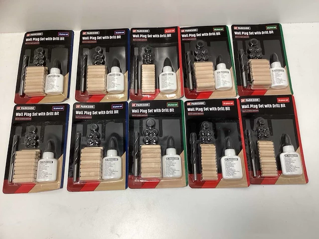 (10x) parkside houtverbindingsset - 33 & 28-delig - houtboor - afbeelding 3 van  3