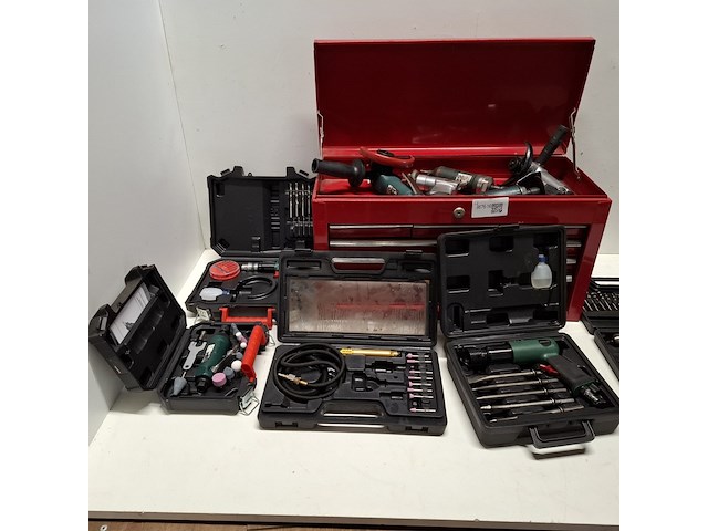 10x pneumatisch handgereedschap inclusief gereedschapskist o.a. parkside en metabo - afbeelding 12 van  22