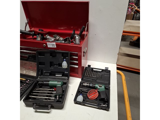 10x pneumatisch handgereedschap inclusief gereedschapskist o.a. parkside en metabo - afbeelding 16 van  22