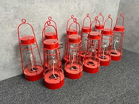 10x rode olielantaarn - afbeelding 2 van  7
