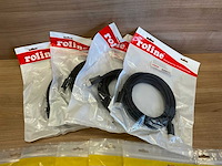 (10x) roline / delock displayport kabel - 5 mtr - afbeelding 2 van  5