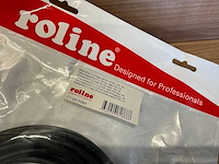 (10x) roline / delock displayport kabel - 5 mtr - afbeelding 3 van  5