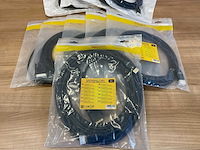 (10x) roline / delock displayport kabel - 5 mtr - afbeelding 4 van  5