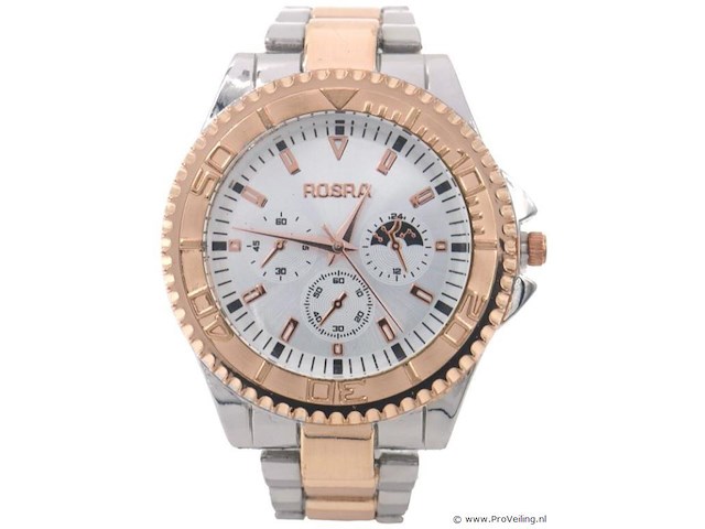 10x rosra jeffe chromo heren horloge - afbeelding 1 van  1