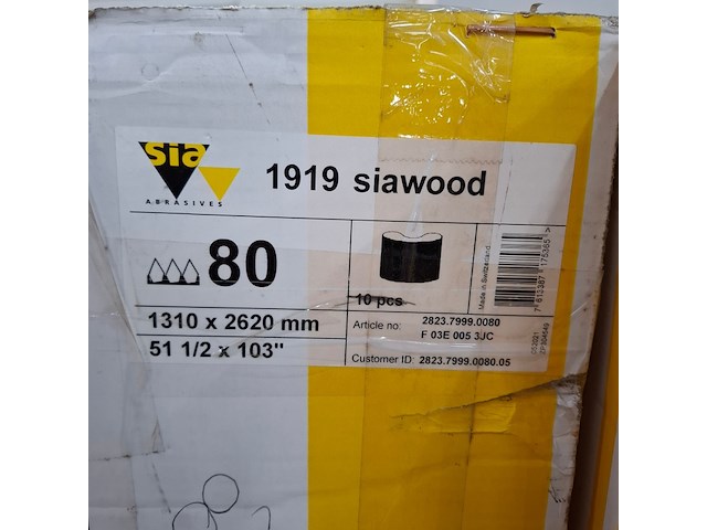 10x schuurband sia - afbeelding 2 van  4