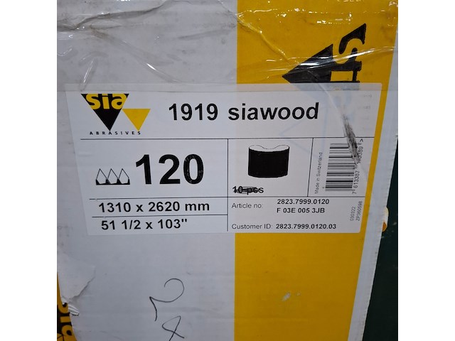 10x schuurband sia - afbeelding 3 van  4