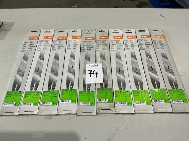 10x stihl 3005 008 3403 zaagblad voor kettingzaag - afbeelding 1 van  2