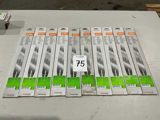 10x stihl 3005 008 3403 zaagblad voor kettingzaag - afbeelding 1 van  2