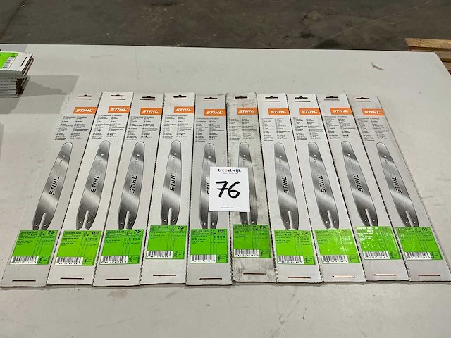 10x stihl 3005 008 3403 zaagblad voor kettingzaag - afbeelding 1 van  2