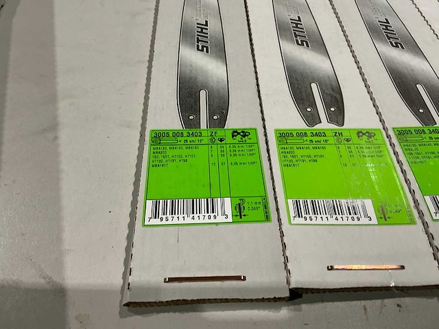 10x stihl 3005 008 3403 zaagblad voor kettingzaag - afbeelding 2 van  2