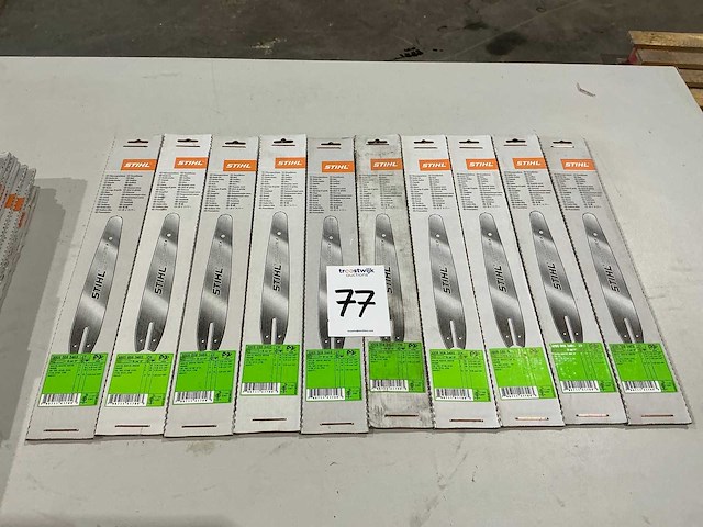 10x stihl 3005 008 3403 zaagblad voor kettingzaag - afbeelding 1 van  2