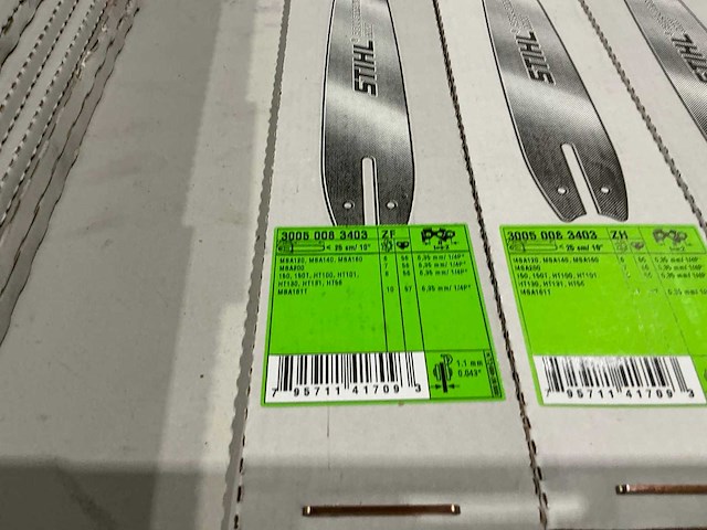 10x stihl 3005 008 3403 zaagblad voor kettingzaag - afbeelding 2 van  2