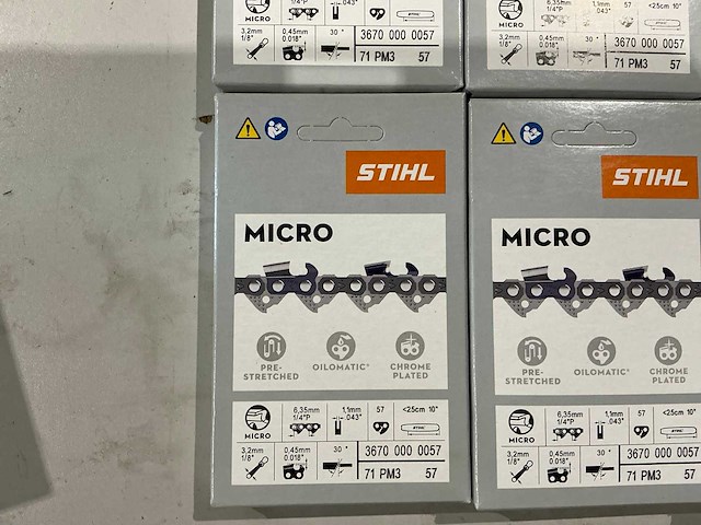 10x stihl 3670 000 0057 ketting voor kettingzaag - afbeelding 2 van  2