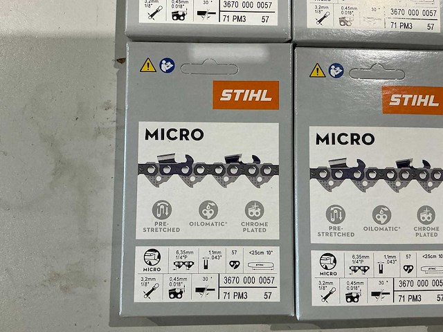 10x stihl 3670 000 0057 ketting voor kettingzaag - afbeelding 2 van  2