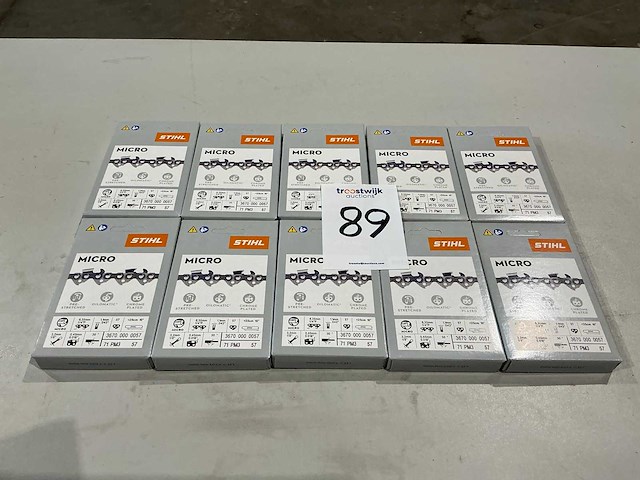10x stihl 3670 000 0057 ketting voor kettingzaag - afbeelding 1 van  2