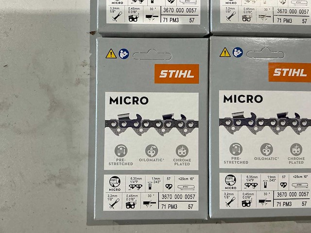 10x stihl 3670 000 0057 ketting voor kettingzaag - afbeelding 2 van  2