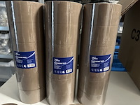 10x taperoller incl. 2 rollen tape + 18x rollen bruin tape + 36x doorzichtige tape, - - afbeelding 3 van  5