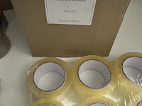 10x taperoller incl. 2 rollen tape + 18x rollen bruin tape + 36x doorzichtige tape, - - afbeelding 4 van  5