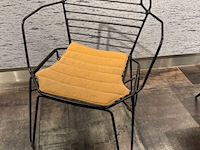 10x terrasstoel satelliet, ylfi ac, zwart - afbeelding 1 van  4