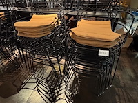 10x terrasstoel satelliet, ylfi ac, zwart - afbeelding 3 van  4