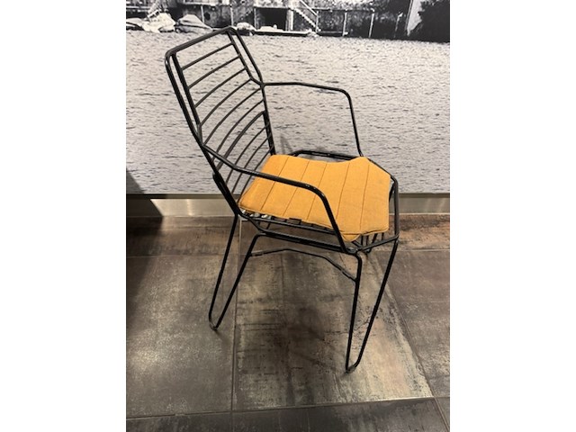 10x terrasstoel satelliet, ylfi ac, zwart - afbeelding 5 van  9