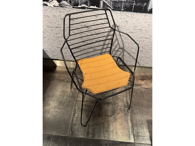 10x terrasstoel satelliet, ylfi ac, zwart - afbeelding 2 van  5