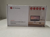 10x usb 2.0 extender 60 meter av access, u2ex50 - afbeelding 2 van  5