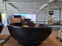 10x waskom best design, ancona, mat zwart - afbeelding 4 van  6