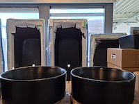 10x waskom best design, breela, mat zwart - afbeelding 2 van  7