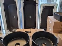 10x waskom best design, breela, mat zwart - afbeelding 4 van  7