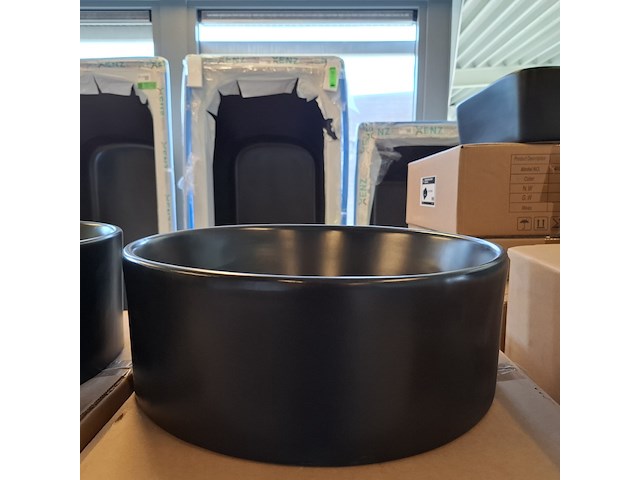 10x waskom best design, breela, mat zwart - afbeelding 5 van  7