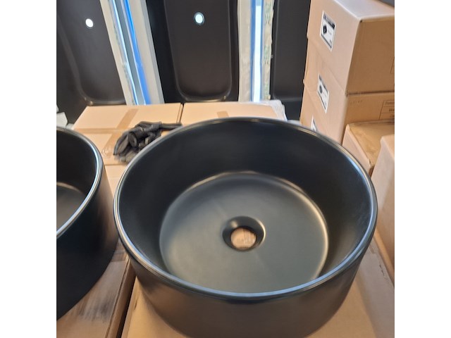 10x waskom best design, breela, mat zwart - afbeelding 6 van  7