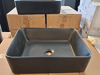 10x waskom best design, roveto, mat zwart - afbeelding 2 van  6