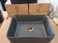 10x waskom best design, roveto, mat zwart - afbeelding 3 van  6