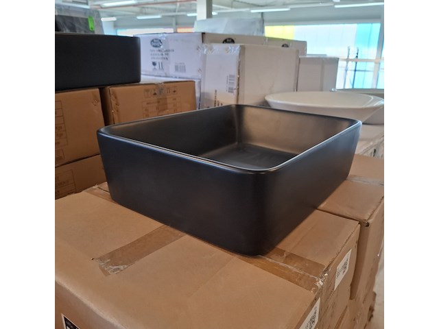 10x waskom best design, roveto, mat zwart - afbeelding 4 van  6