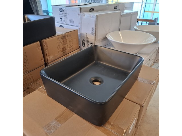 10x waskom best design, roveto, mat zwart - afbeelding 5 van  6