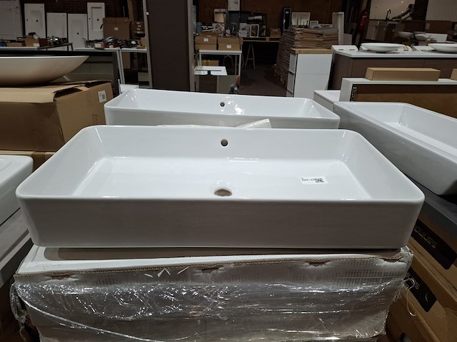 10x waskom sanindusa, sanlife, wit - afbeelding 1 van  7