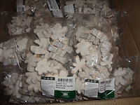 10x zak met decoratie white wash in zak kali kali slice big 20pcs per zak - afbeelding 1 van  3