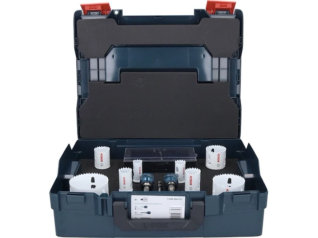 11-delige gatenzaag set in l-box, bosch, 2608594271 - afbeelding 2 van  5