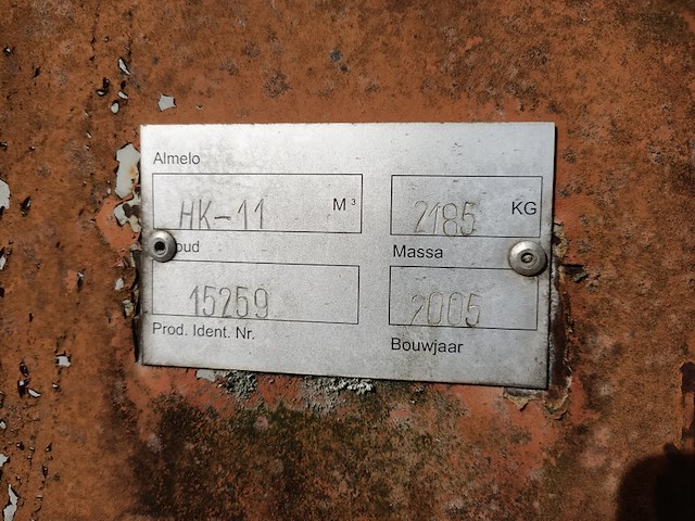 11 m³ haakarm afzetcontainer, 2005 - afbeelding 9 van  9